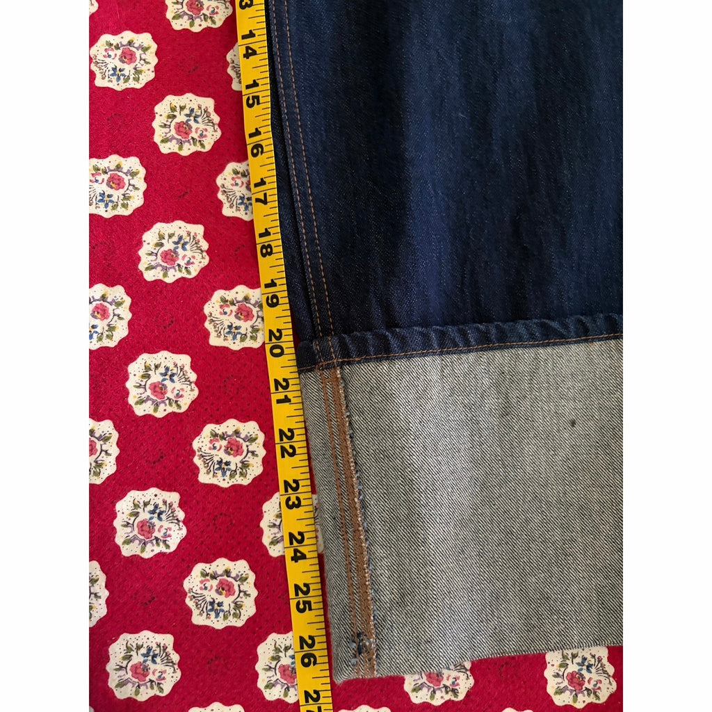 Kate Spade for Target Wide Leg Cropped Cuffed Jeans Dark Wash Women’s 0