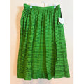 Kate Spade New York Target Green Eyelet Midi Skirt XL NWT Elastic Waist