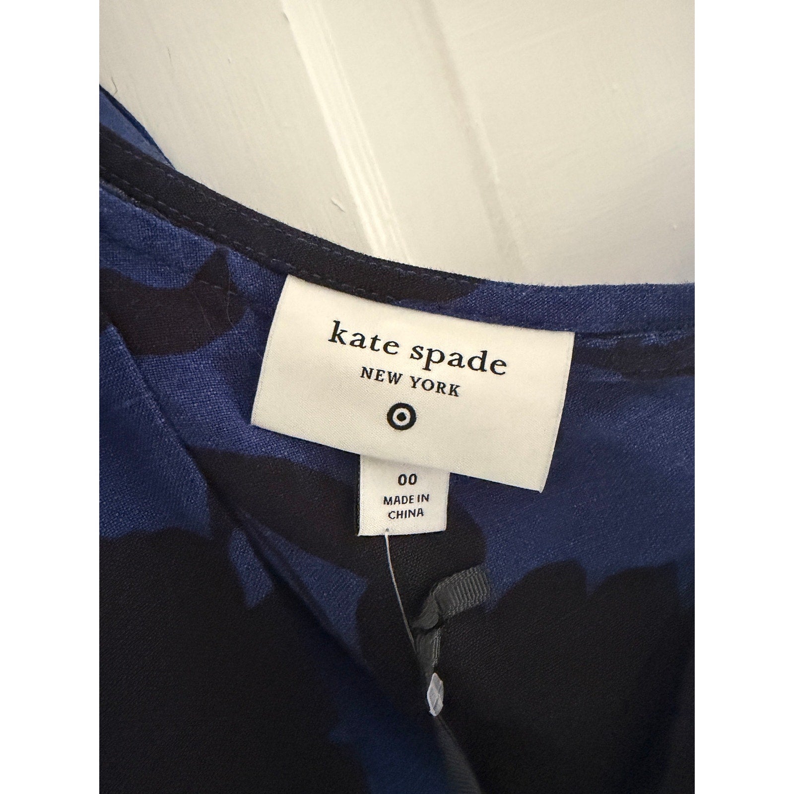 Kate Spade New York Target One Shoulder Floral Jumpsuit NWT Size 00 Blue